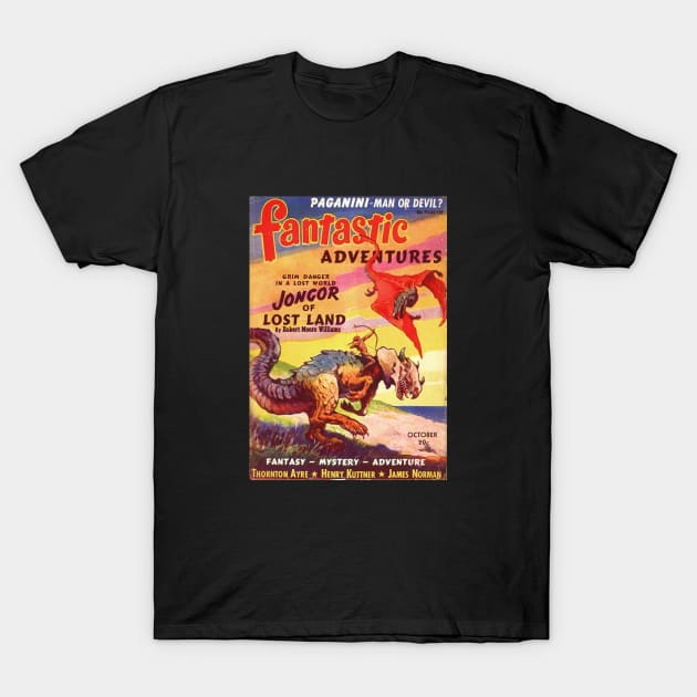 Fantastic Adventures 02 08 T-Shirt by GloopTrekker